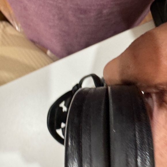 Tory Burch Miller Jeweled Crystal Leather Thong Sandals Black - Picture 8 of 10